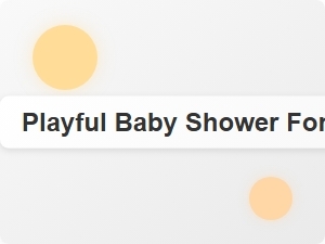 Whimsical Fonts for Playful Baby Boy Shower Decor
